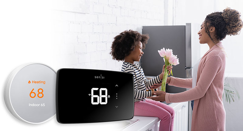 Mother and daughter in the kitchen